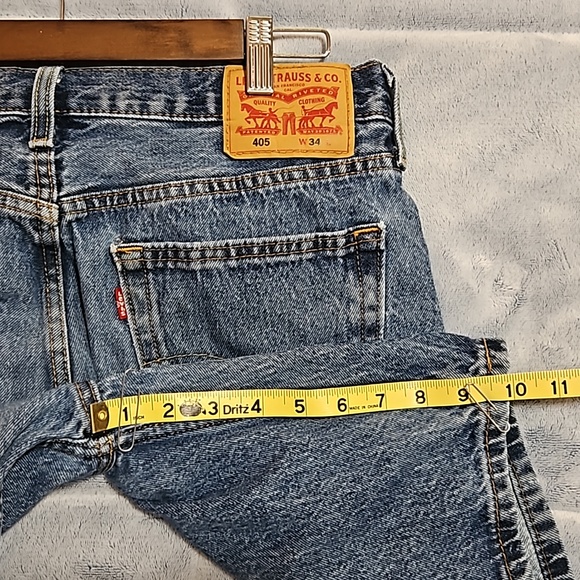 Levi 405 mens jean shorts - Picture 6 of 6